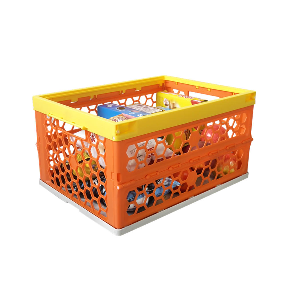 ZJKS483525WB Caja de clasificación plegable Caja de almacenamiento de caja de plástico pequeña